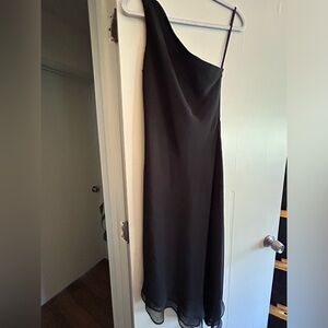 Betsy & Adam one shoulder dress